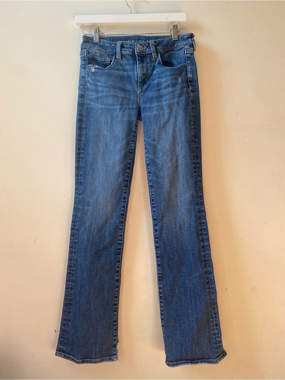 American Eagle Outfitters Medium Blue Wide-Leg Jeans